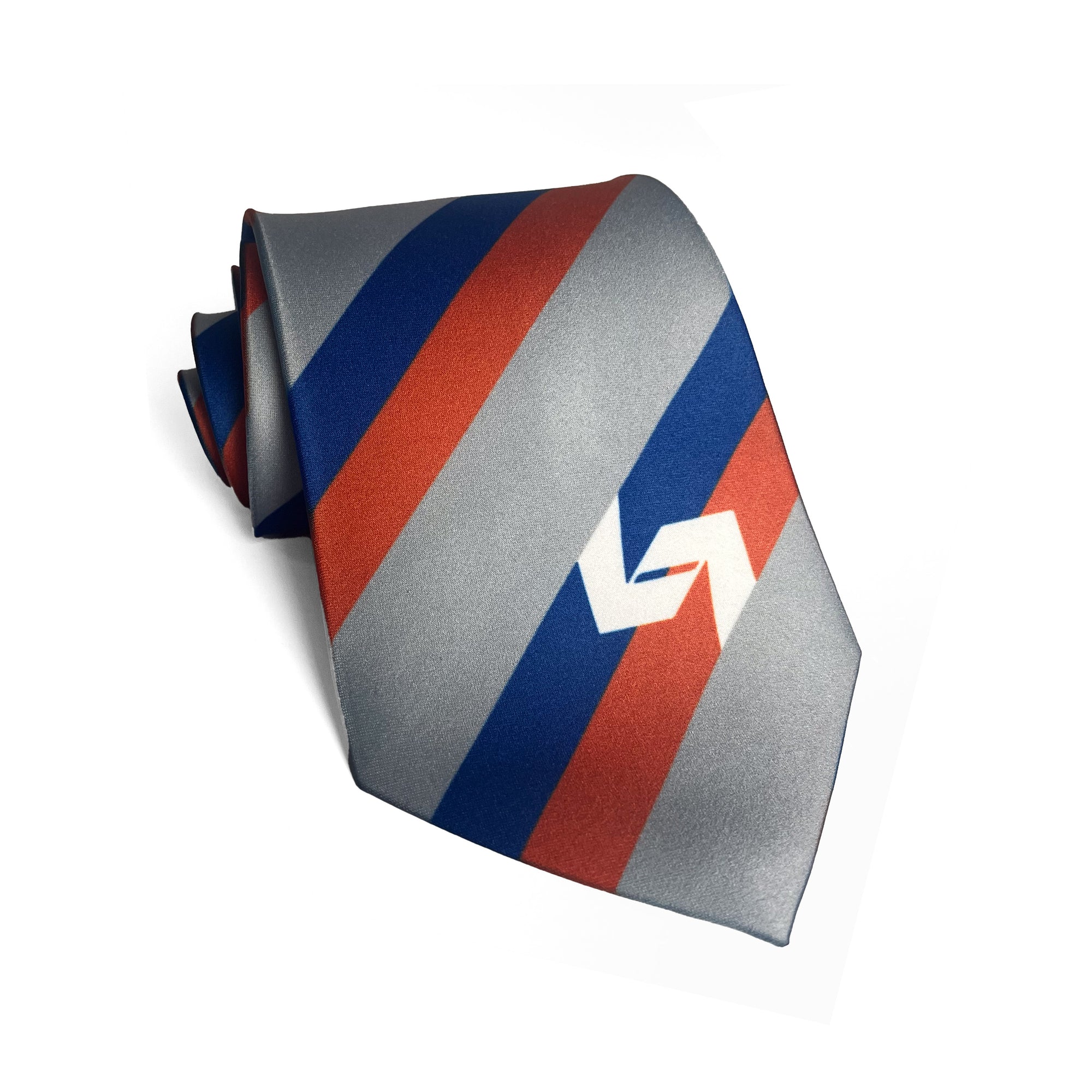 Emblem Stripe Tie