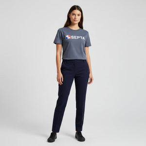 Large Print T-Shirt: Denim