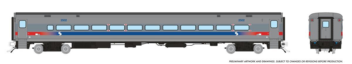 HO Comet Car: SEPTA - Rebuilt: Coach #2502