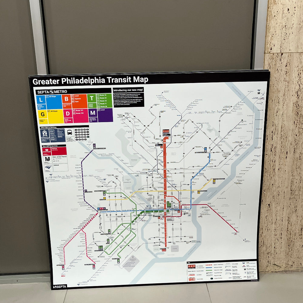 Greater Philadelphia Transit Map (Prototype)