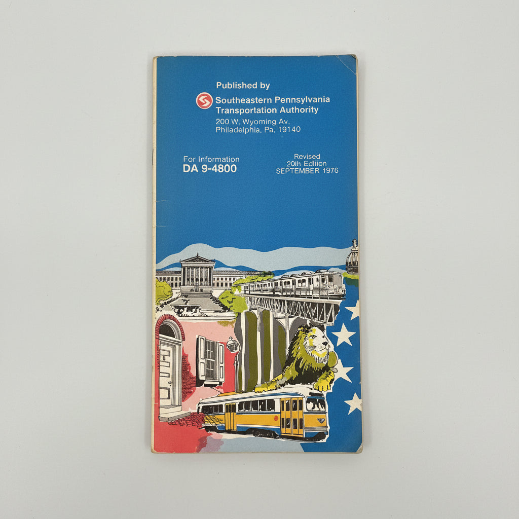 Street & Transit Map of Phila 76'