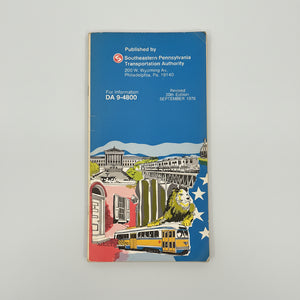 Street & Transit Map of Phila 76'