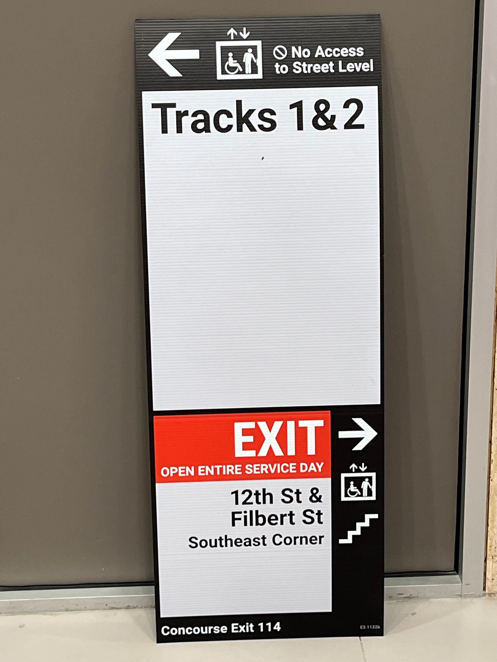 Tracks 1 & 2/ Exit Sign (Prototype)