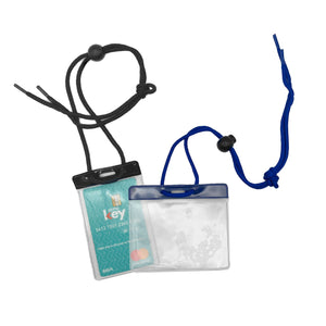 Soft Cover Badge Holder with Lanyard