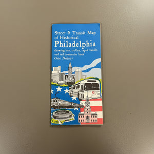 Street & Transit Map of Phila 76'