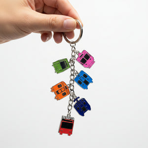 Metro Charm Keychains