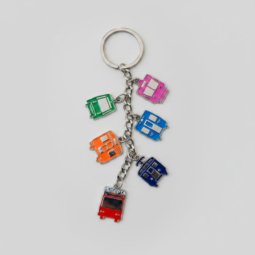 Metro Charm Keychains