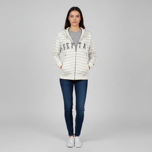 Ladies Striped Hoodie