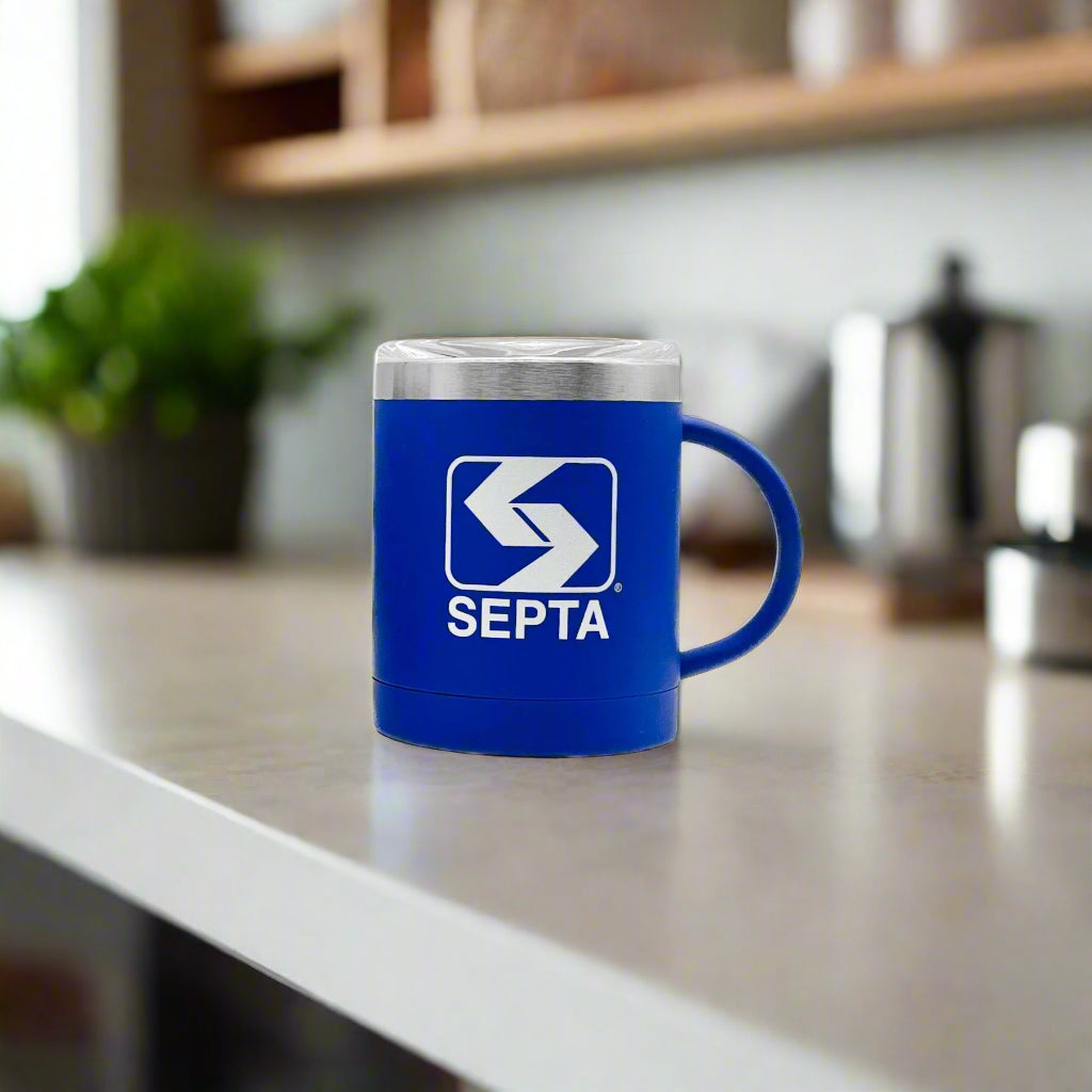 Coffee Mug w/ Lid- Royal