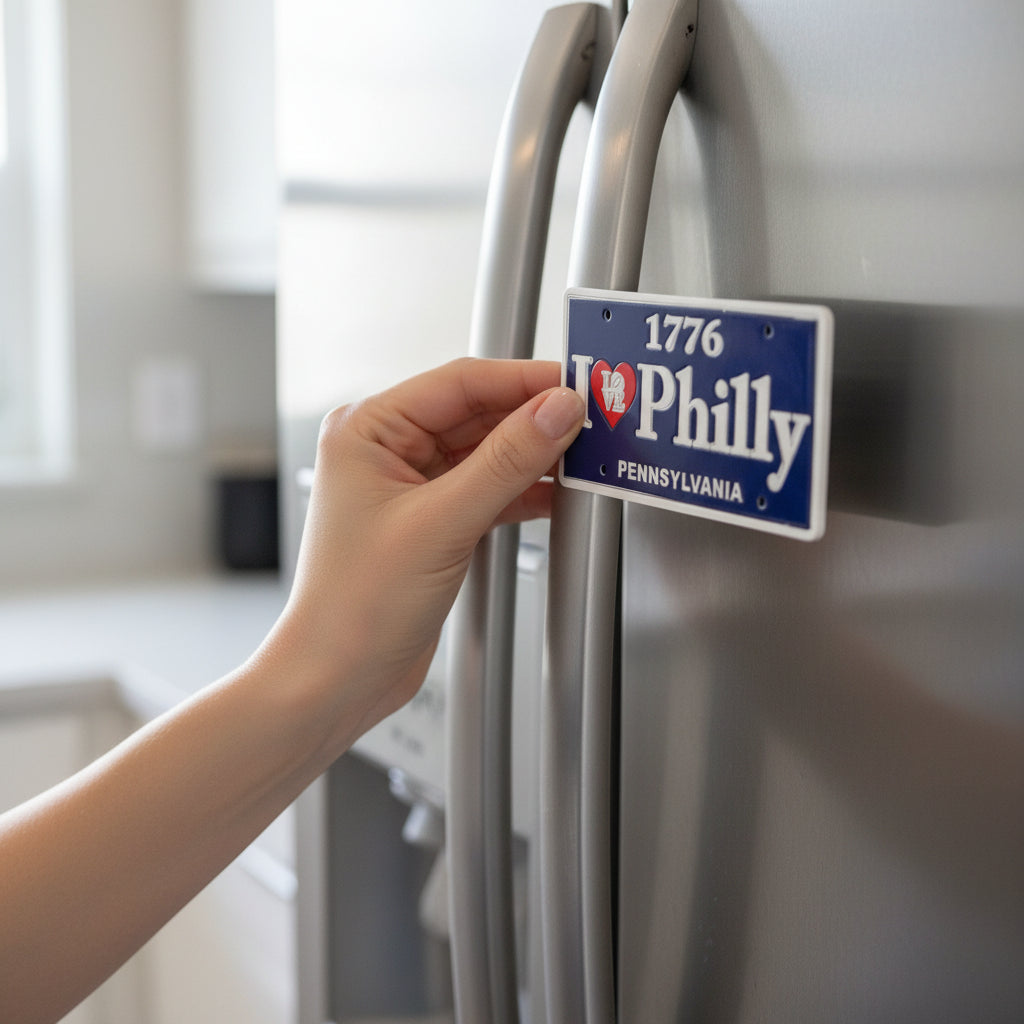 I Heart Philly Plate Magnet