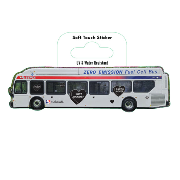 Amberella Zero Emissions Bus Sticker - The SEPTA Store