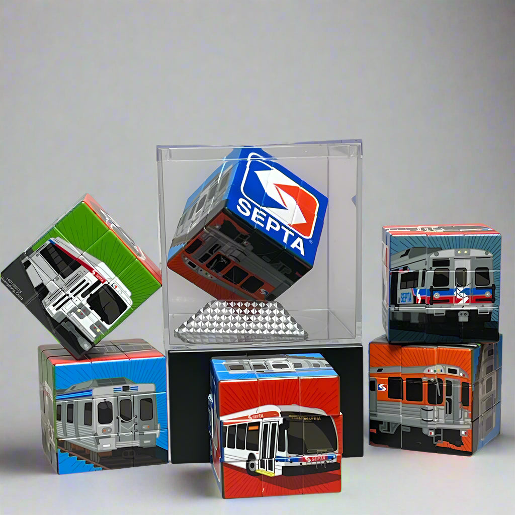 Vehicle Puzzle Cube w/ Case