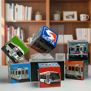 Vehicle Puzzle Cube w/ Case