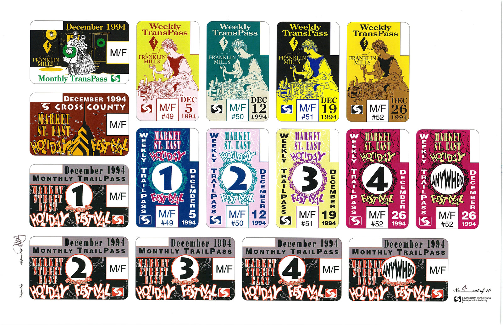 Vintage Transpass/ Trailpass Design Sheet December "94"