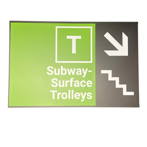 Decommissioned Metro Signs