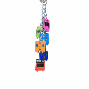Metro Charm Keychains