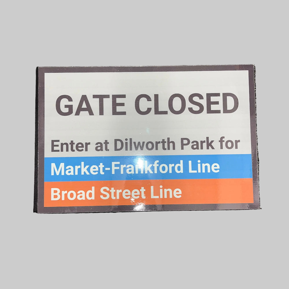 Gate Closed- L & B (Decommissioned)