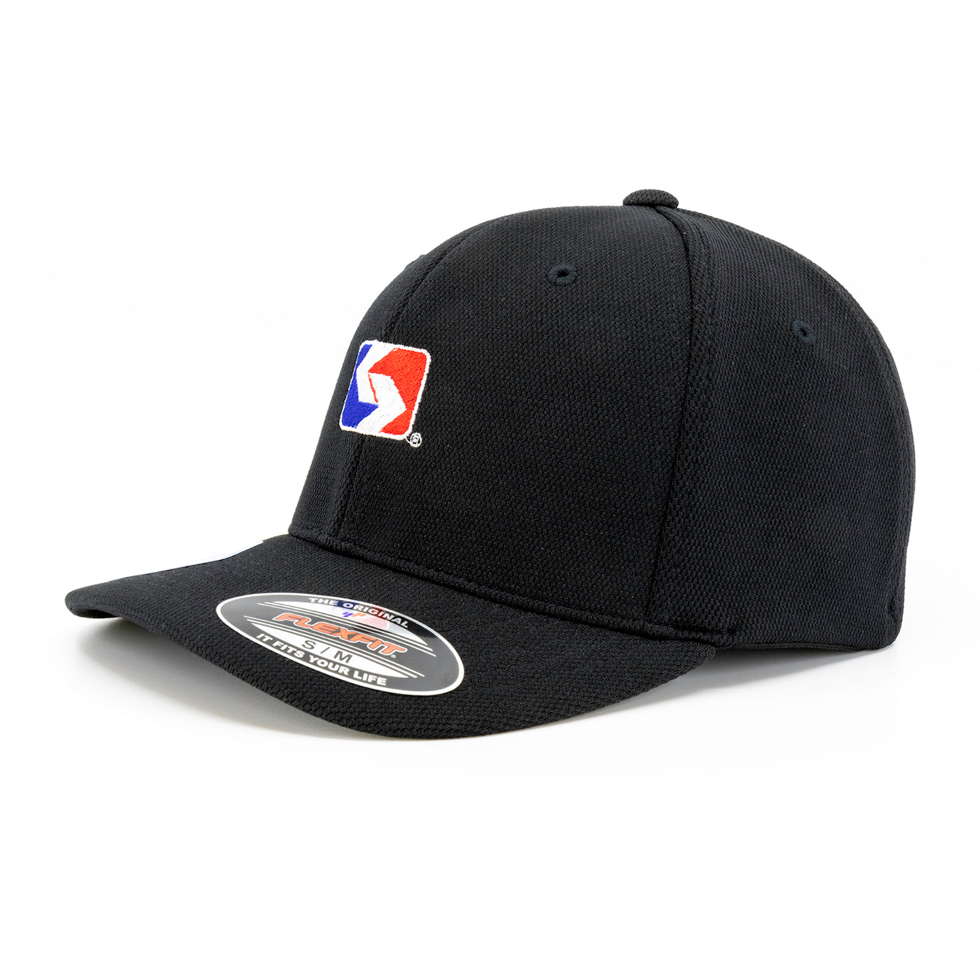 FLEXFIT Emblem Logo Cap- Black