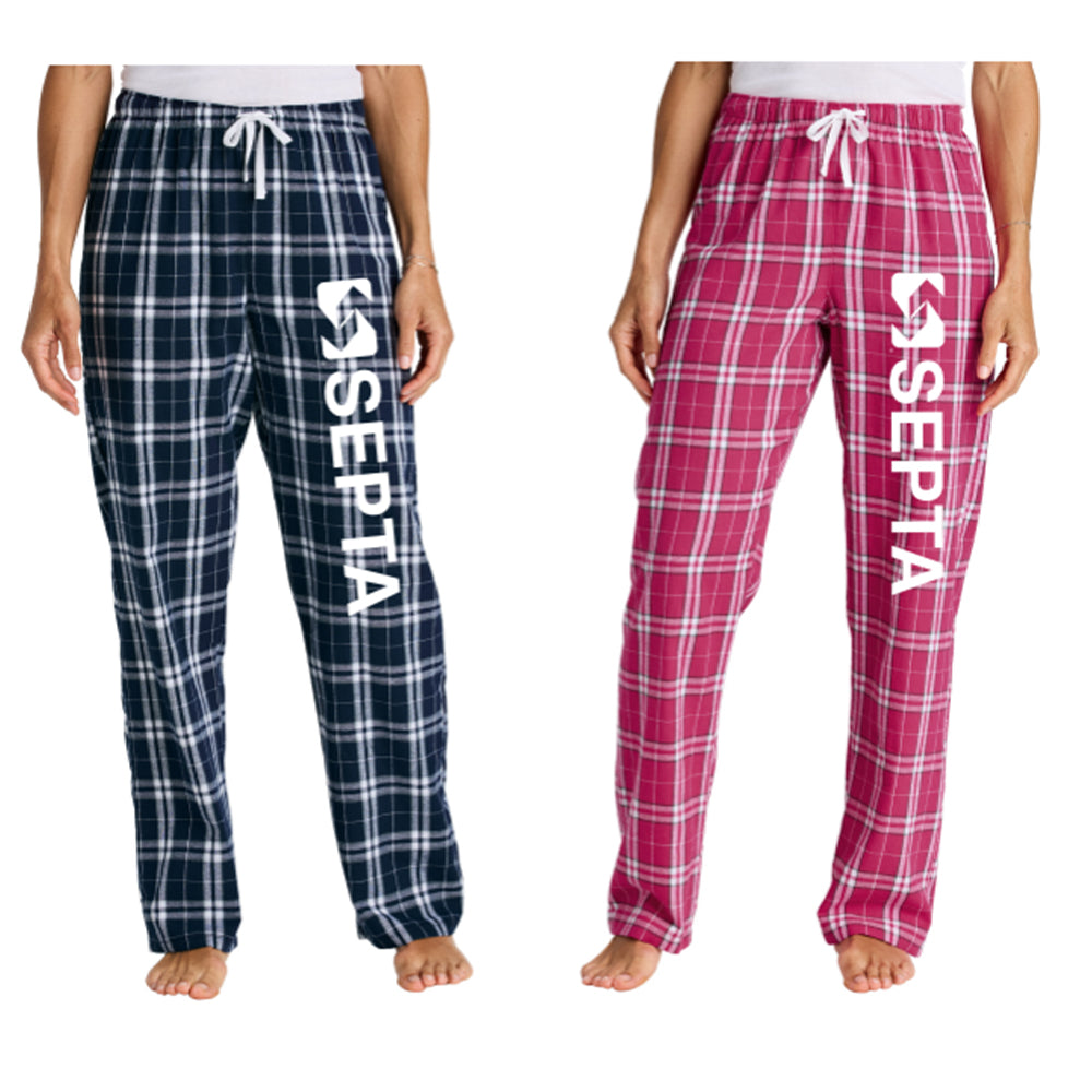 Flannel PJ's- Navy