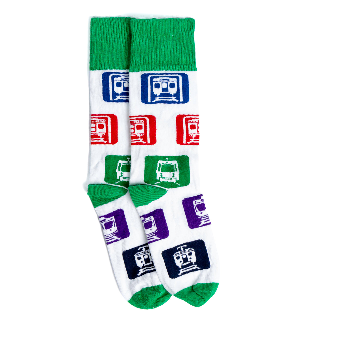 Adult White Icon Socks