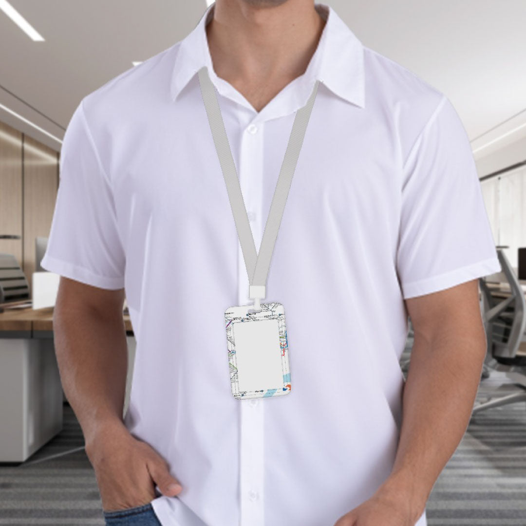 Rail Map ID Holder- Vertical