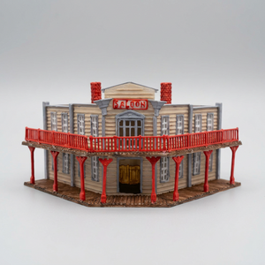 Saloon (3D Printed Model Building)