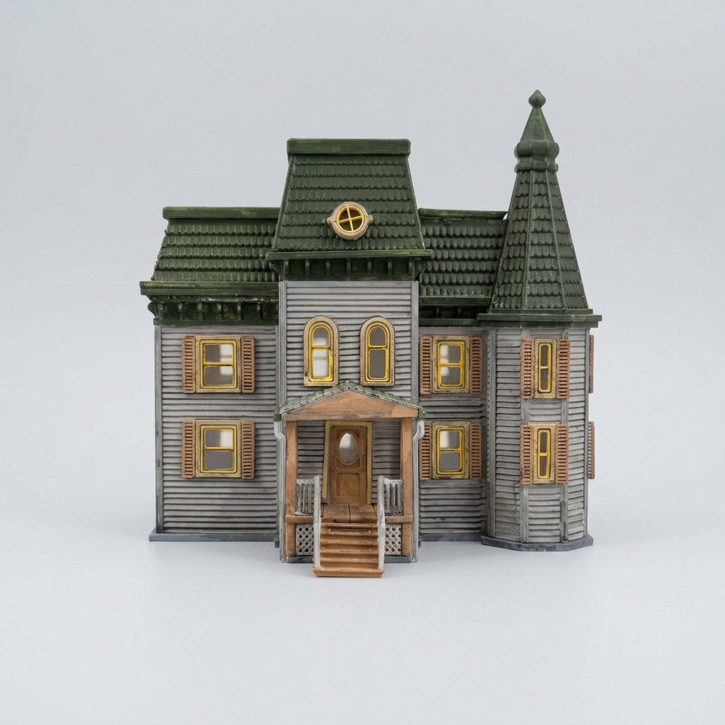Haunted House (3D Printed Model Building )
