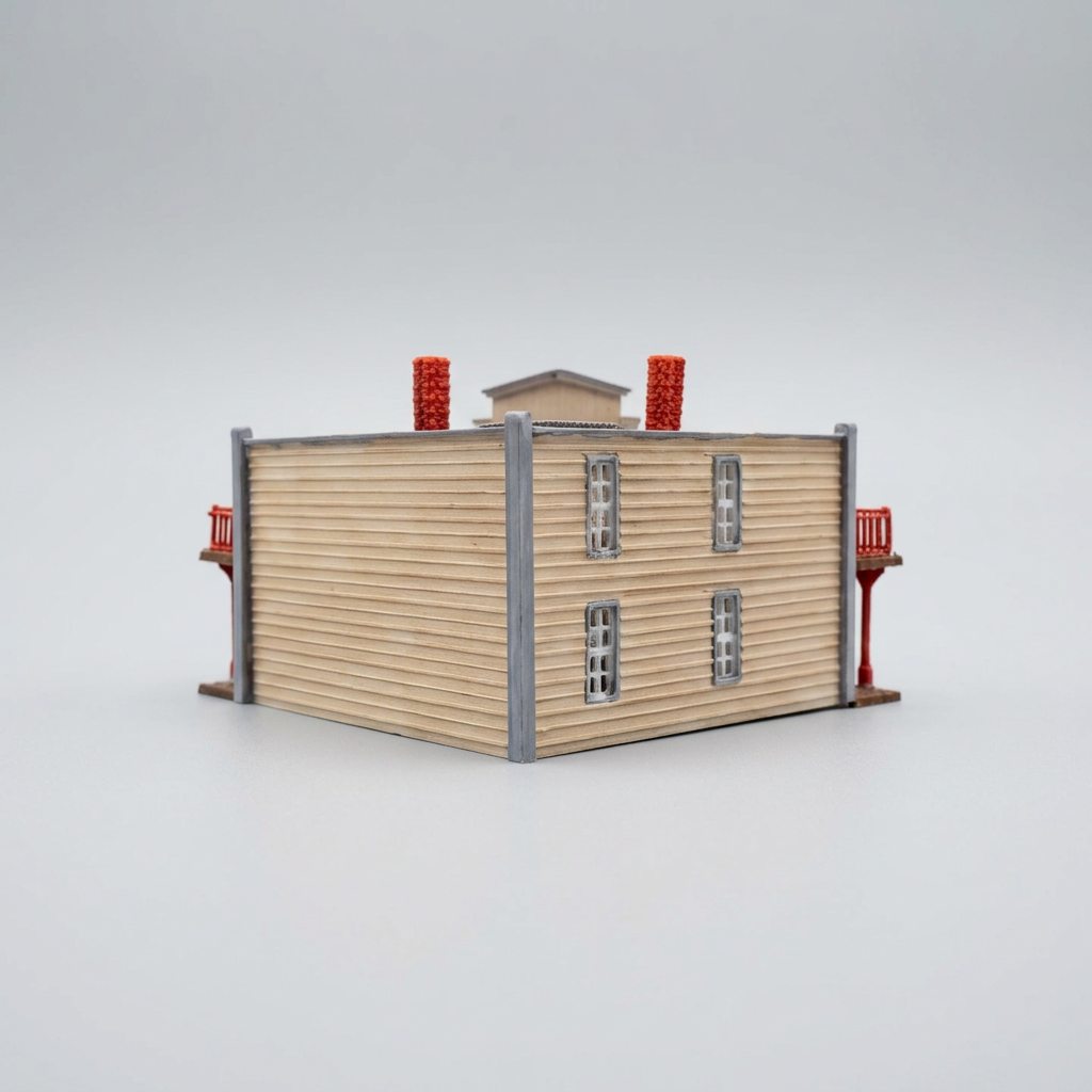 Saloon (3D Printed Model Building)