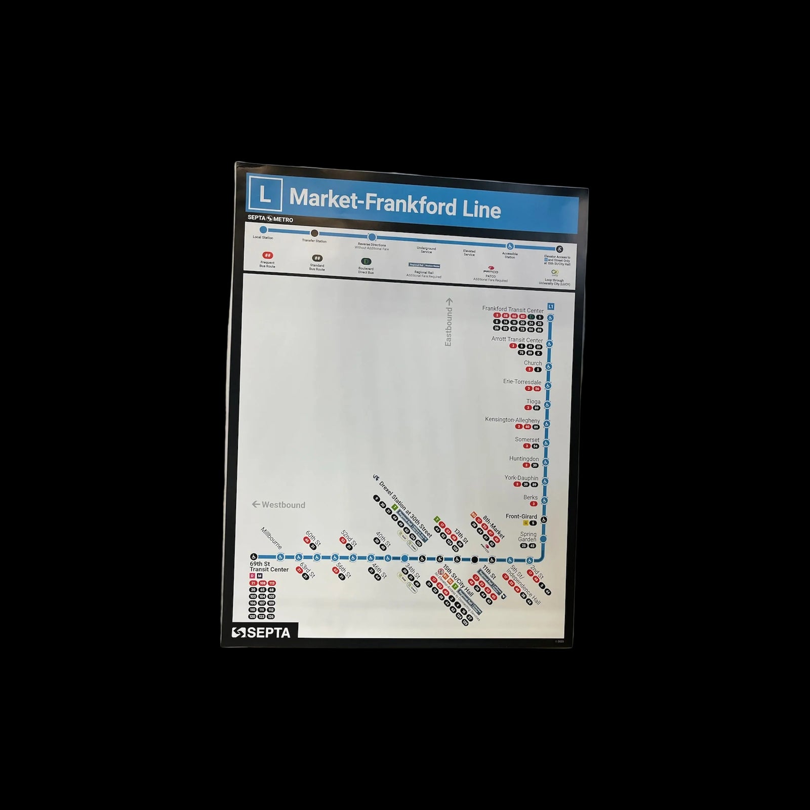 Metro [L] Map Poster