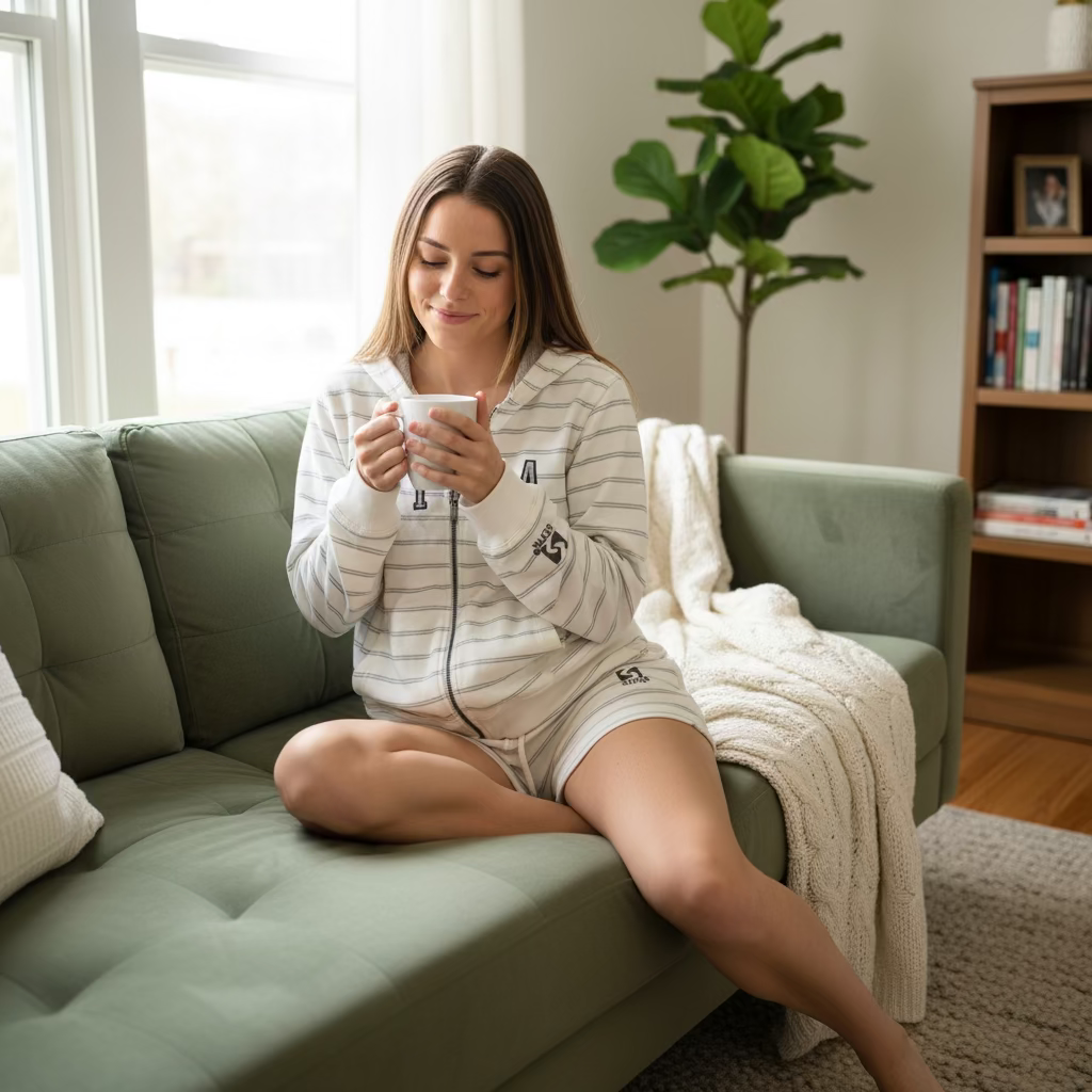 Striped PJ Set