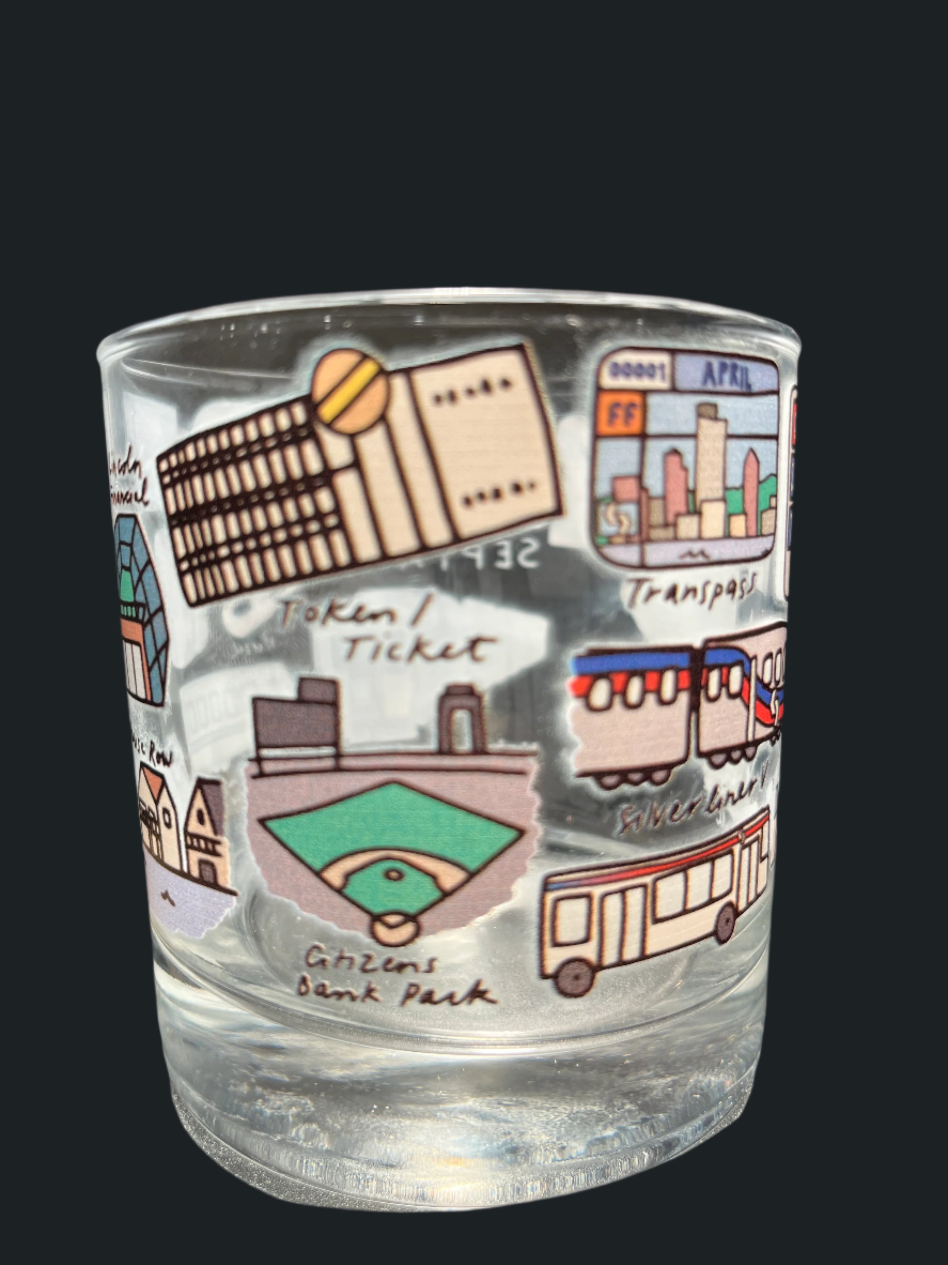 Wanderer Rocks Glass - The SEPTA Store