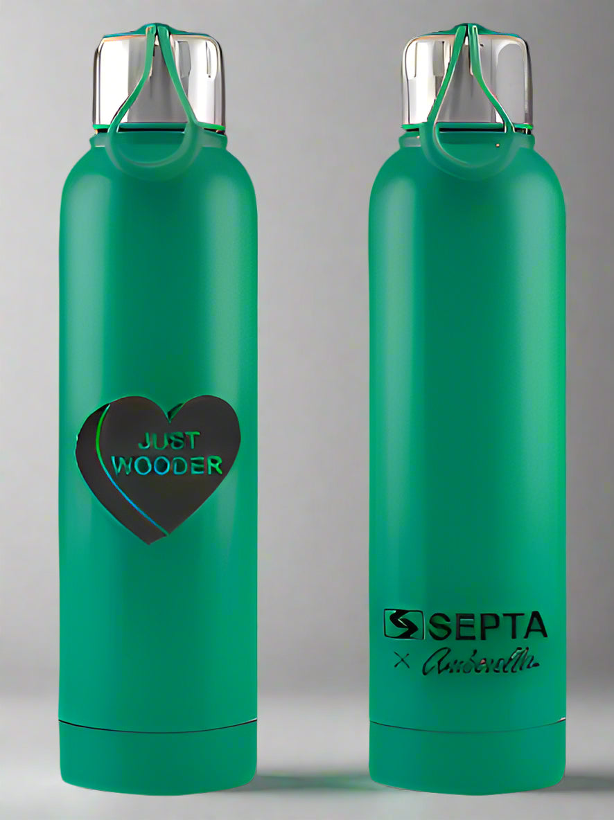 "Just Wooder" Quencher Bottle