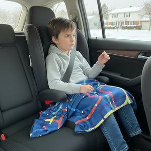 Route Map Baby Blanket