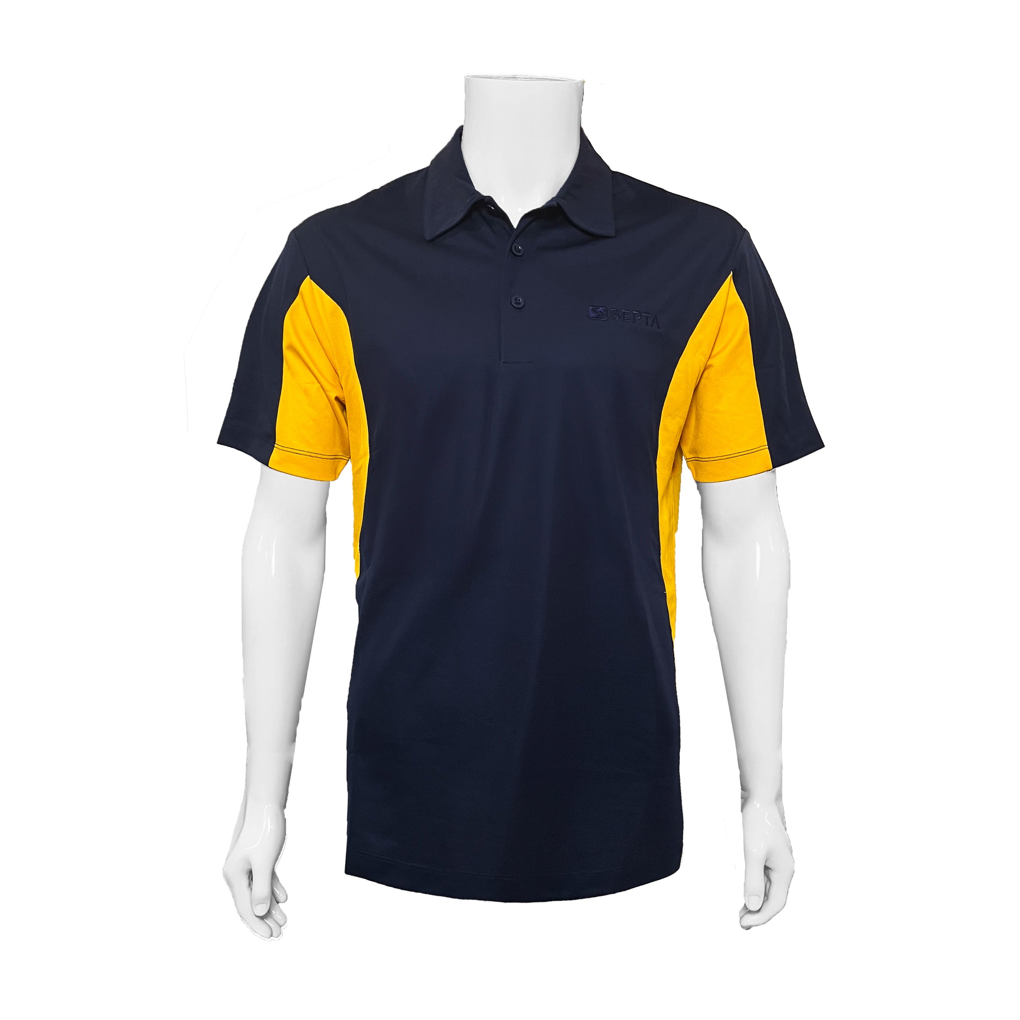 Men's Two Toned Logo Polo