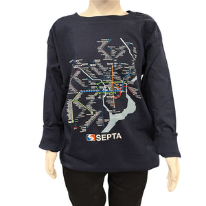 Rail Map T-Shirt- Youth (long-sleeve)