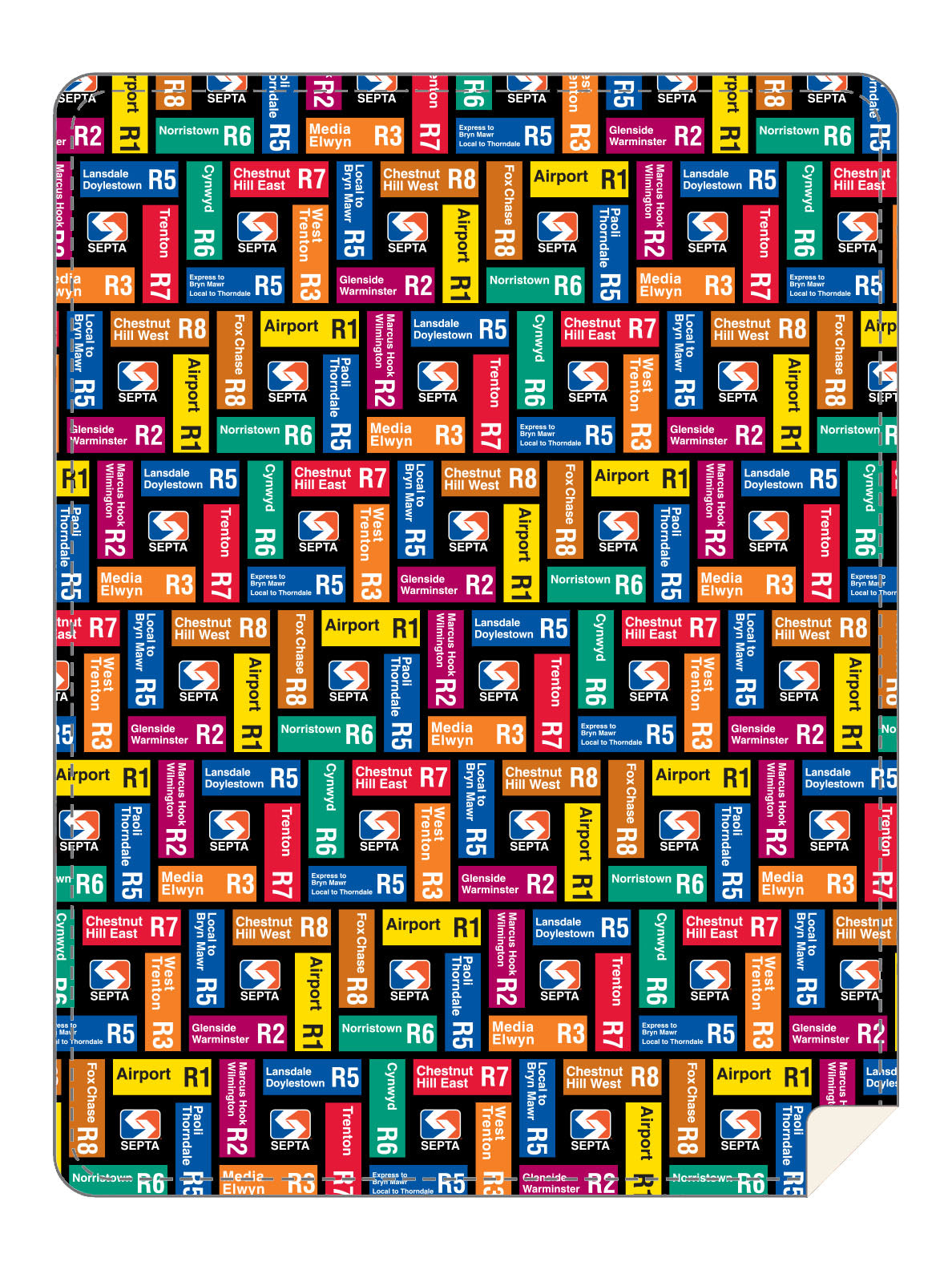 Retro Destination Blanket