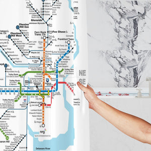 RRD Map Shower Curtain