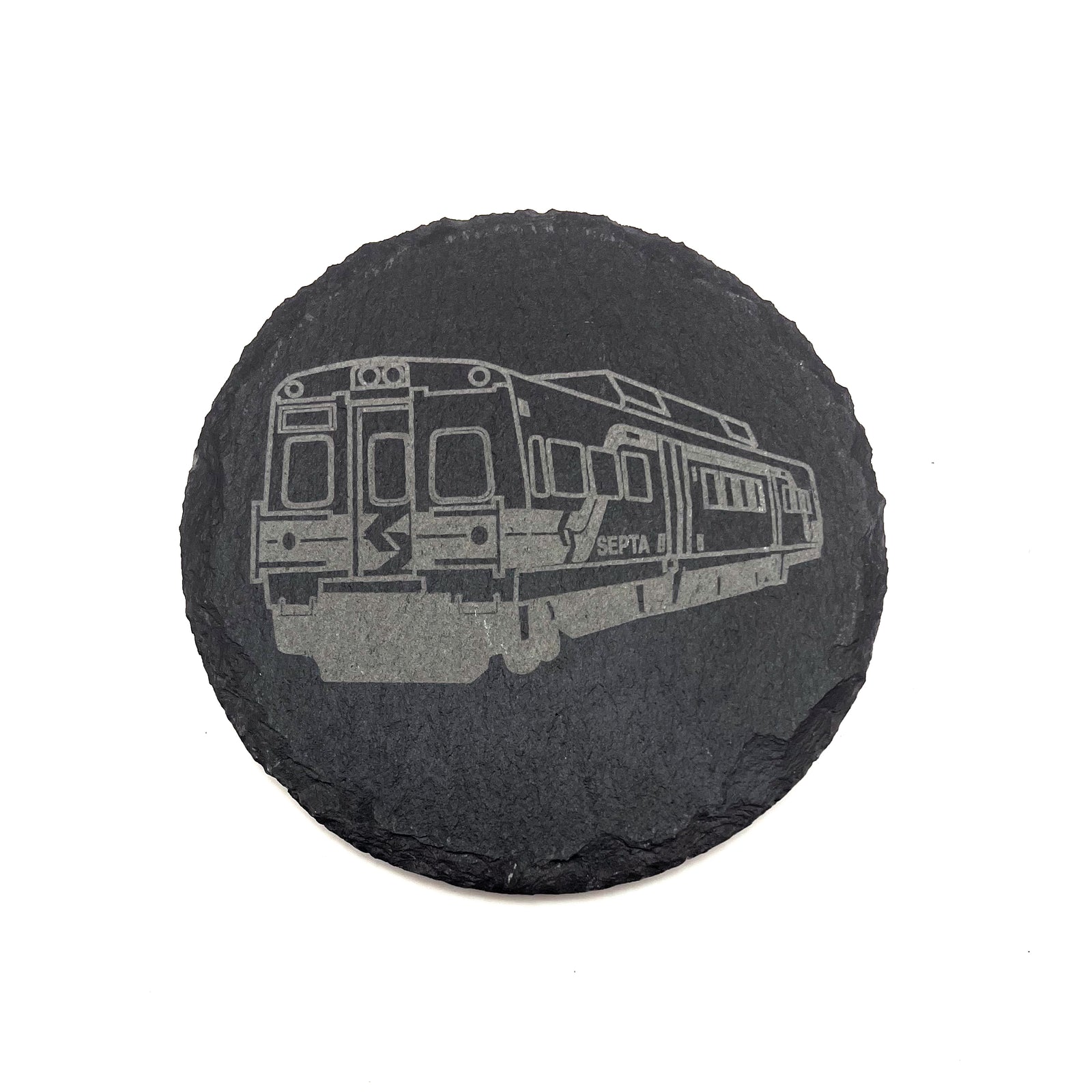 Slate Silverliner Coaster