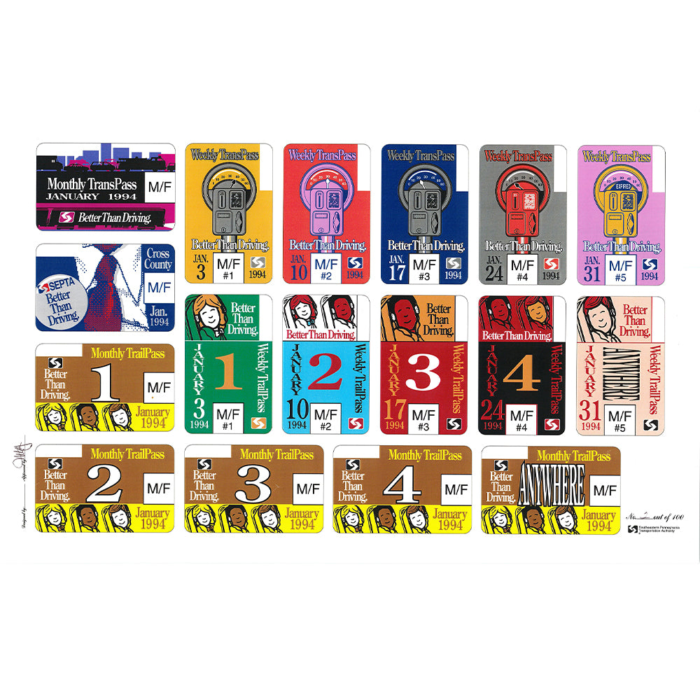 Vintage Transpass/ Trailpass Design Sheet January "94"