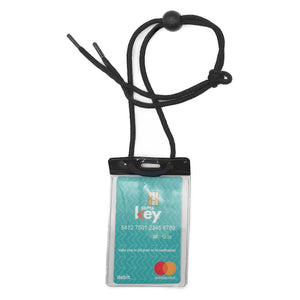 Badge Holder Plastic W/ Neck Wallet