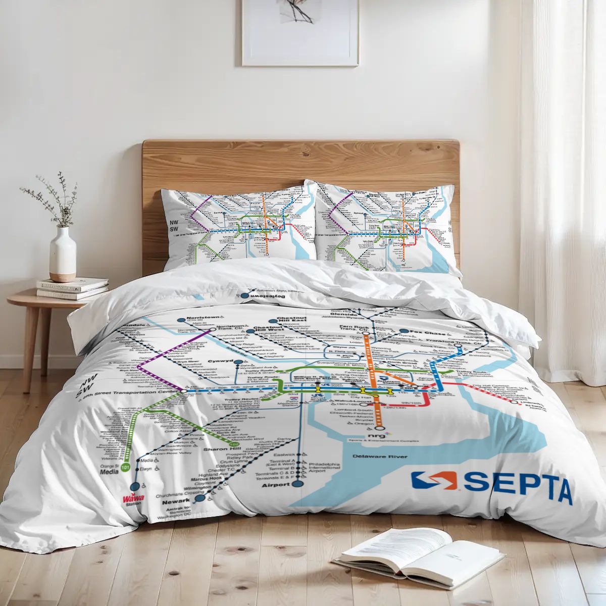 Rail Map Duvet Set