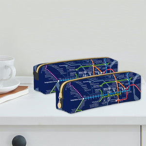 Rail Map Pencil Case