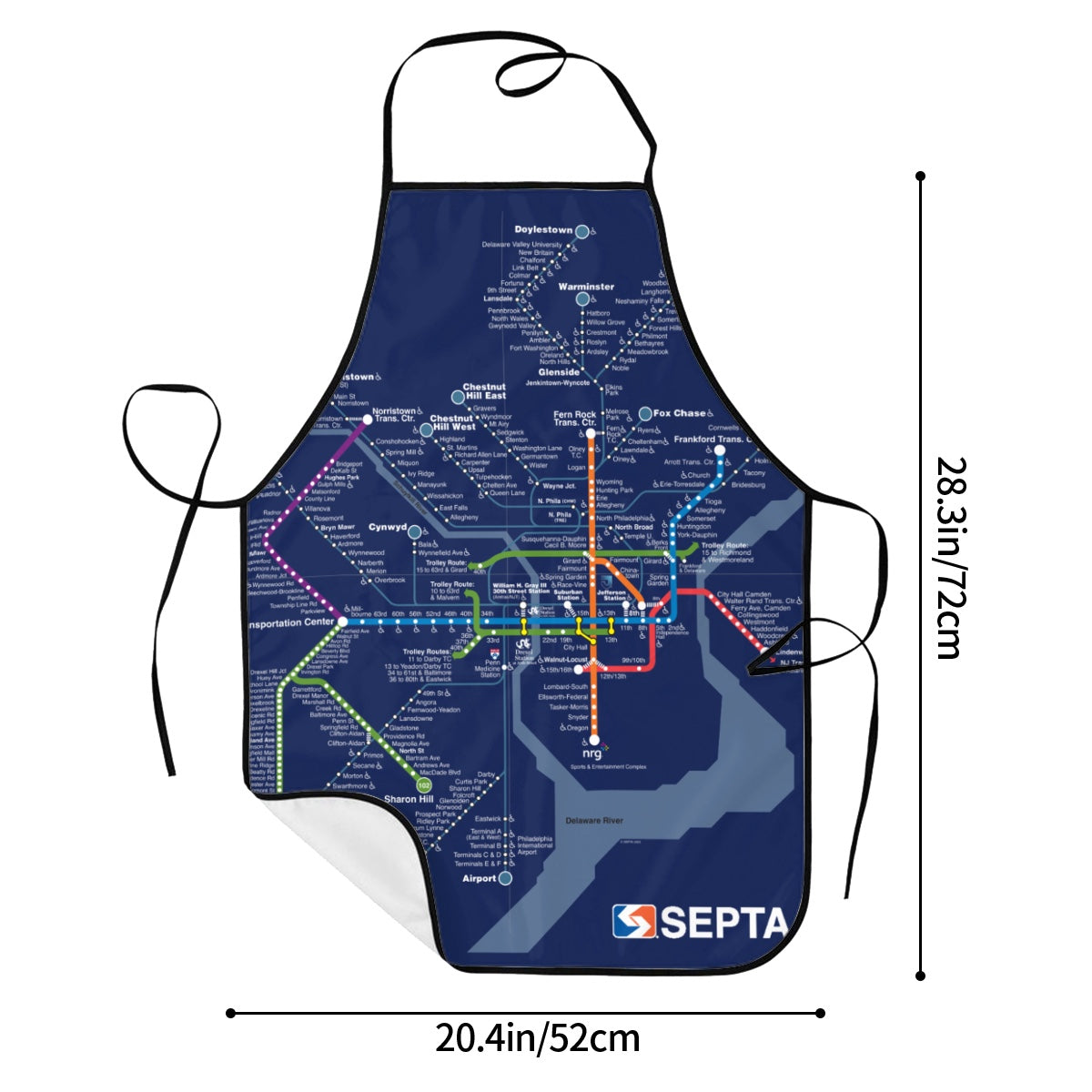 Rail Map Apron - The SEPTA Store