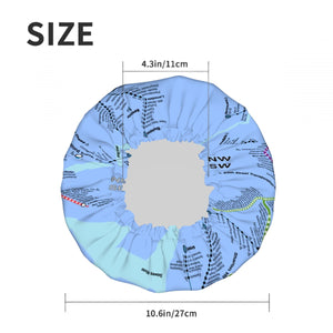 PRE-ORDER RRD Map Shower Cap