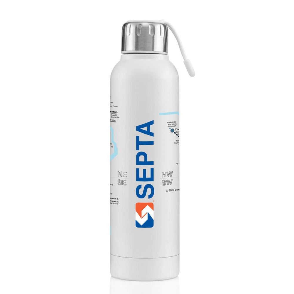 SEPTA Map Water Bottle