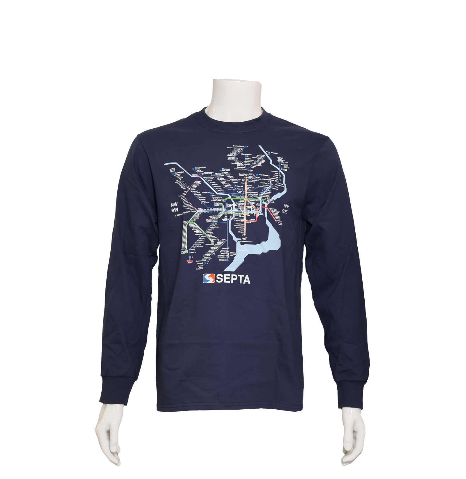 Rail Map T-Shirt (Long Sleeve)