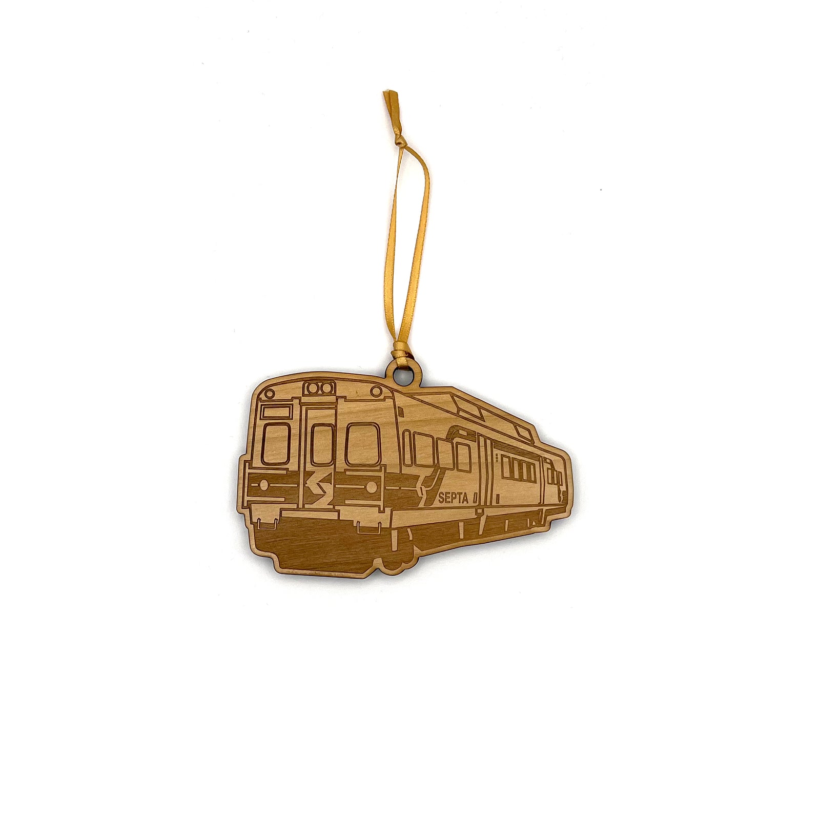 Silverliner Wood Ornament