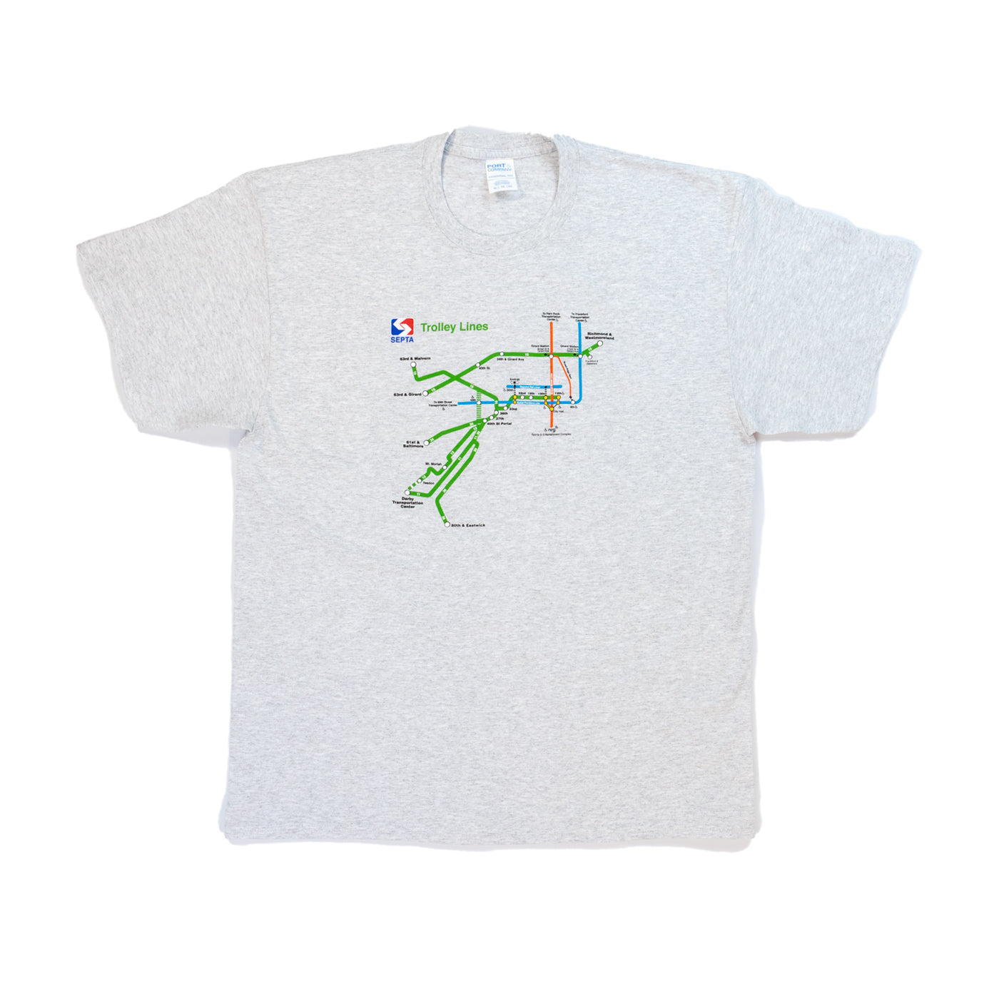 SEPTA Trolley Line T-Shirt (Discontinued)