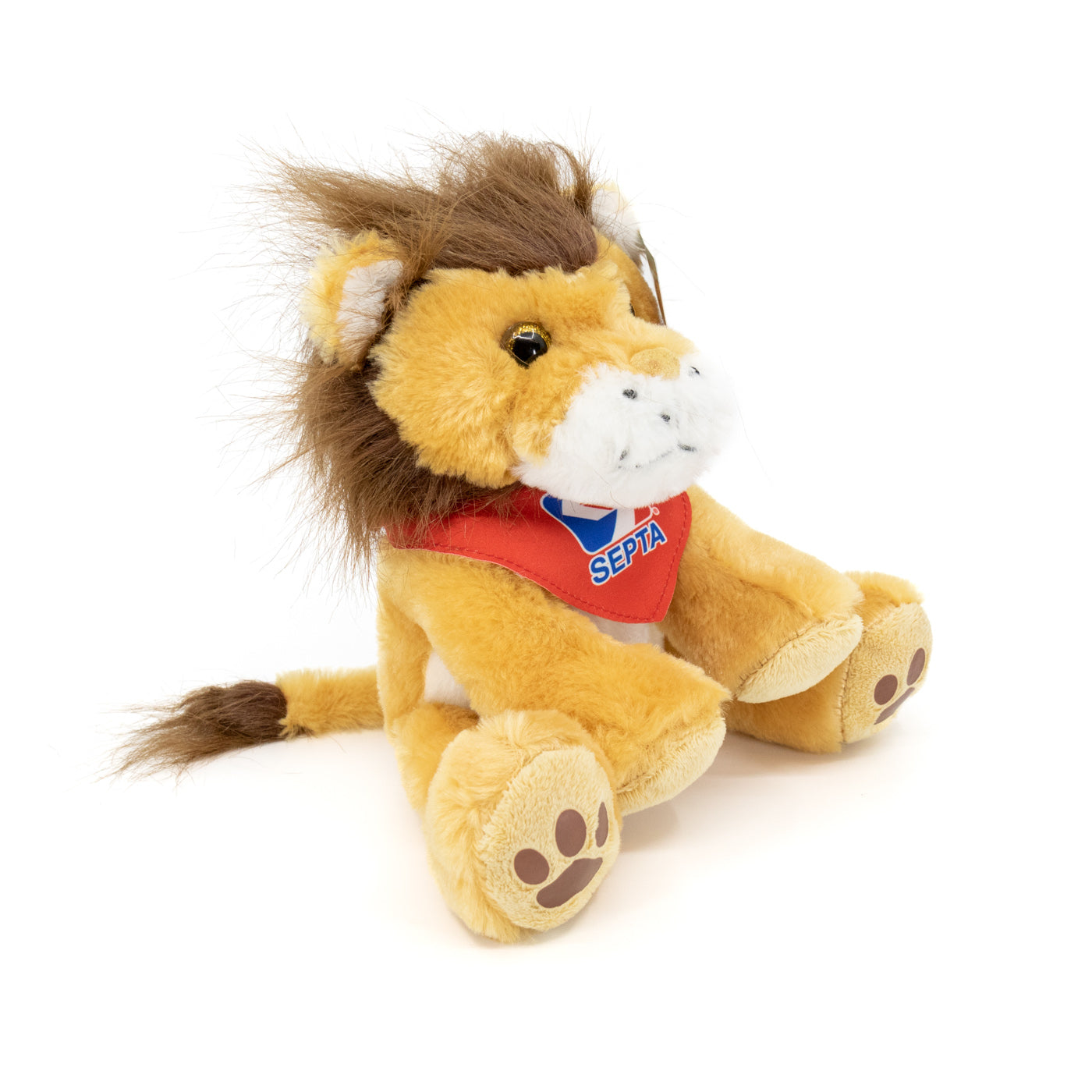 Lion with Logo Bandana